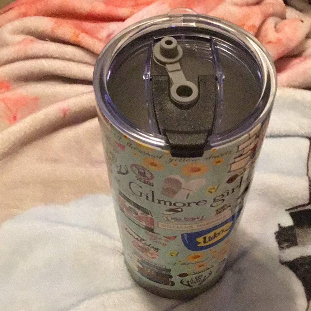 New Gilmore Girls stainless steel straw travel tumbler